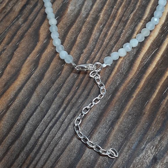 Aquamarine March birthstone / 925 sterling silver - Picture 5 of 6